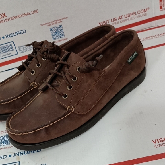 Eastland Women s Brown Leather Shoes Size 7.5 - Picture 5 of 10